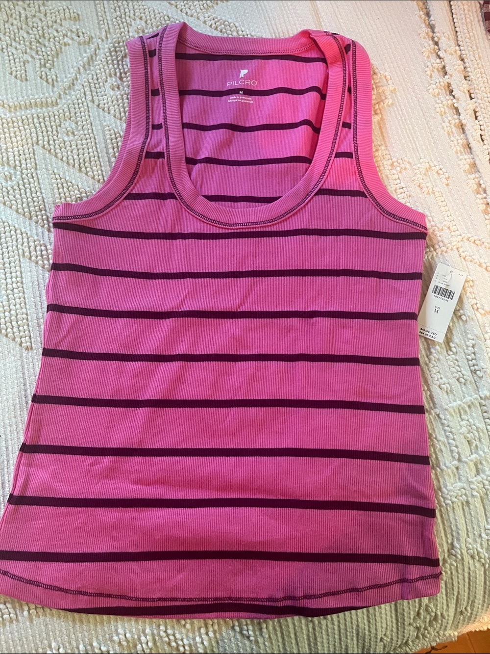 Anthropologie Pilcro Pink Tank Top NWT size medium